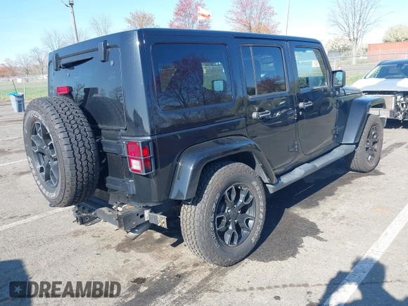 2017 Jeep Wrangler Unlimited Sahara with VIN 1C4BJWEG6HL625415, listed as a IAAI auction lot 42060481 with 56,107 mi miles and . Bid and sale history available at DreamBid. Image 4.