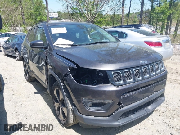 2018 Jeep Compass Latitude with VIN 3C4NJCBB3JT194188, listed as a IAAI auction lot 41996510 with 68,855 mi miles and . Bid and sale history available at DreamBid. Image 13.