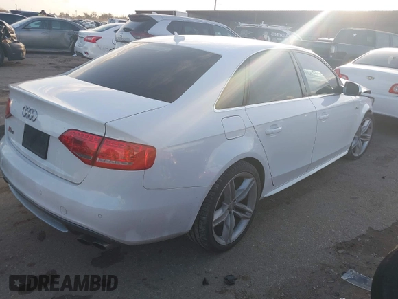 2011 Audi S4 Prestige with VIN WAUKGAFL8BA140724, listed as a IAAI auction lot 41109562 with 111,329 mi miles. Bid and sale history available at carsss.com. Image 4.