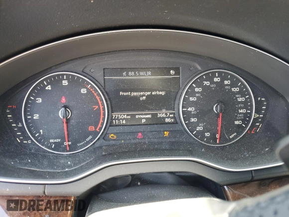 2018 Audi Q5 Premium with VIN WA1ANAFY0J2040684, listed as a Copart auction lot 54777815 with 77,504 mi miles and Salvage title. Bid and sale history available at DreamBid. Image 9.