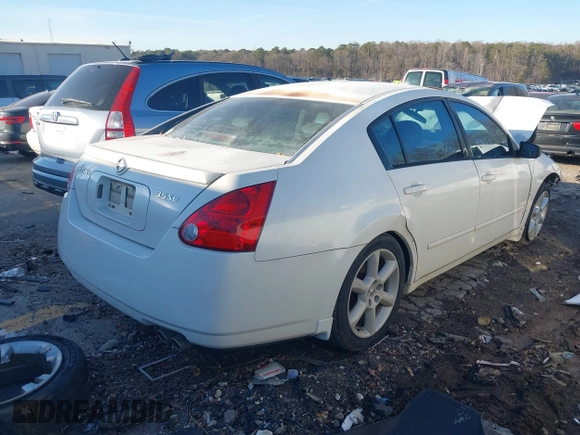 2005 Nissan Maxima 3.5 SL with VIN 1N4BA41E05C827712, listed as a IAAI auction lot 41308198 with 1 mi miles. Bid and sale history available at carsss.com. Image 4.