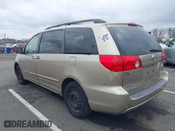 2006 Toyota Sienna CE with VIN 5TDZA23C06S459895, listed as a IAAI auction lot 41965466 with 208,688 mi miles and . Bid and sale history available at DreamBid. Image 3.