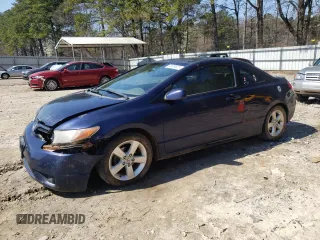 2006 Honda Civic Cpe EX with VIN 2HGFG12856H532901, listed as a Copart auction lot 48634825 with 202,881 mi miles and Salvage Title. Bid and sale history available at carsss.com. Image 1.