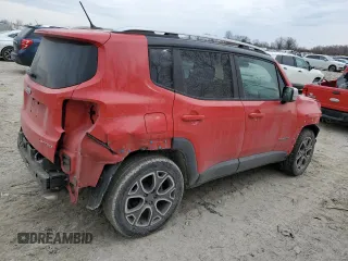 2016 Jeep Renegade Limited z VIN ZACCJADT1GPC76793, wystawiony jako Copart lot #47093365 z przebiegiem 129 838 mil mil oraz Szkoda całkowita • Salvage title. Historia ofert i sprzedaży dostępna na DreamBid. Obrazek 3.