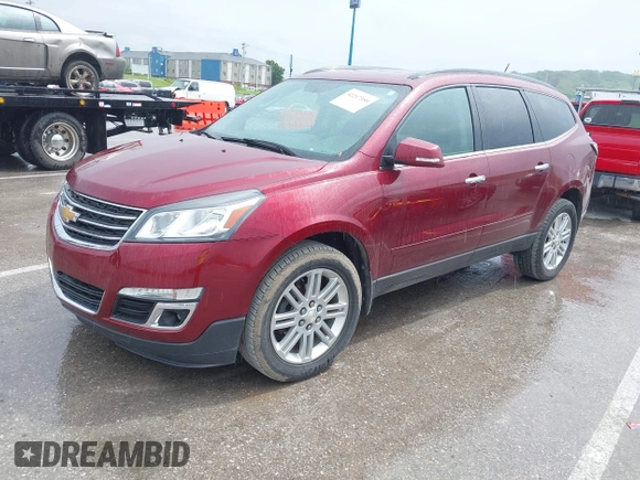 2015 Chevrolet Traverse LT z VIN 1GNKRGKD1FJ292257, wystawiony jako IAAI lot #42217359 z przebiegiem 93 892 mil mil oraz . Historia ofert i sprzedaży dostępna na DreamBid. Obrazek 2.