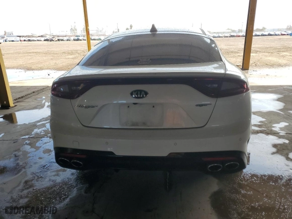 2019 Kia Stinger GT with VIN KNAE35LCXK6043127, listed as a Copart auction lot 45536535 with 147,952 mi miles and Salvage Title. Bid and sale history available at carsss.com. Image 6.