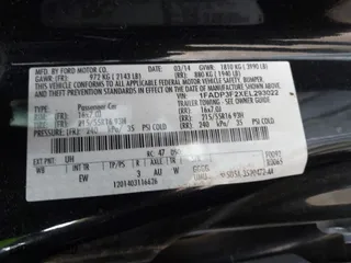 2014 Ford Focus SE with VIN 1FADP3F2XEL293022, listed as a IAAI auction lot 40737196 with 188,228 mi miles. Bid and sale history available at carsss.com. Image 9.