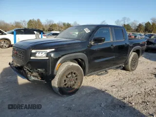 2022 Nissan Frontier Pro-4X with VIN 1N6ED1EK7NN605778, listed as a Copart auction lot 43533205 with 49,132 mi miles and Salvage title. Bid and sale history available at DreamBid. Image 1.