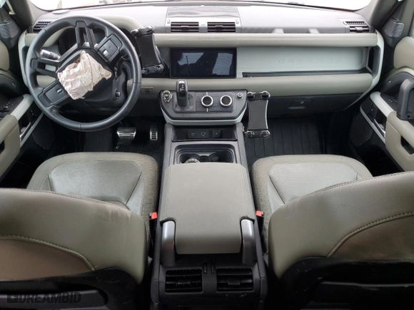 2020 Land Rover Defender First Edition with VIN SALE17EU3L2017366, listed as a Copart auction lot 87374994 with 0 mi miles and Salvage Title. Bid and sale history available at carsss.com. Image 8.