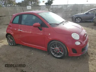 2012 FIAT 500 Abarth z VIN 3C3CFFFH8CT337233, wystawiony jako Copart lot #47214625 z przebiegiem 93 106 mil mil oraz Szkody całkowita. Historia ofert i sprzedaży dostępna na DreamBid. Obrazek 4.