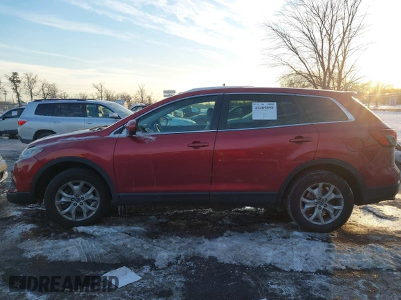 2014 Mazda CX-9 Touring with VIN JM3TB3CV1E0433325, listed as a IAAI auction lot 41409898 with 117,082 mi miles. Bid and sale history available at carsss.com. Image 14.