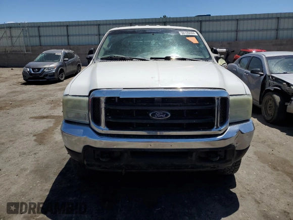 2003 Ford Super Duty F-250 XL with VIN 1FTNW21P03EC77086, listed as a Copart auction lot 56126444 with 0 mi miles and Non Repairable. Bid and sale history available at carsss.com. Image 5.