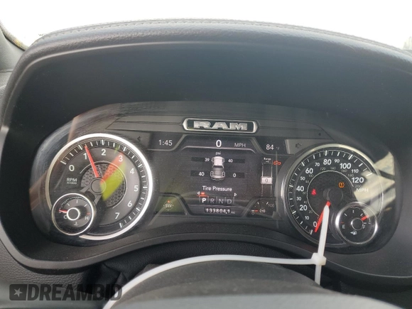 2020 Ram 1500 Laramie with VIN 1C6SRFDT9LN162021, listed as a Copart auction lot 89021885 with 133,804 mi miles and Salvage Title. Bid and sale history available at carsss.com. Image 9.