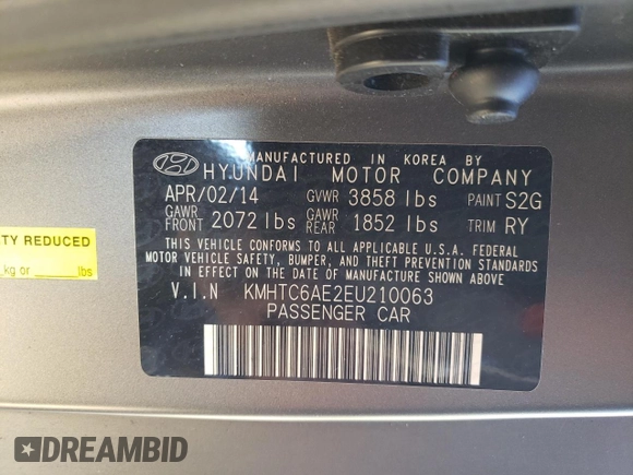 2014 Hyundai Veloster Turbo with VIN KMHTC6AE2EU210063, listed as a Copart auction lot 79243924 with 130,551 mi miles and Salvage Title. Bid and sale history available at carsss.com. Image 12.