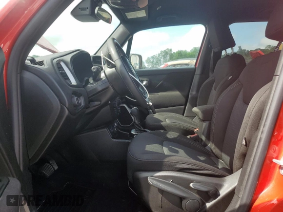 2021 Jeep Renegade 80th Anniversary with VIN ZACNJDBB8MPM68757, listed as a Copart auction lot 64491365 with 58,111 mi miles and Salvage title. Bid and sale history available at DreamBid. Image 7.
