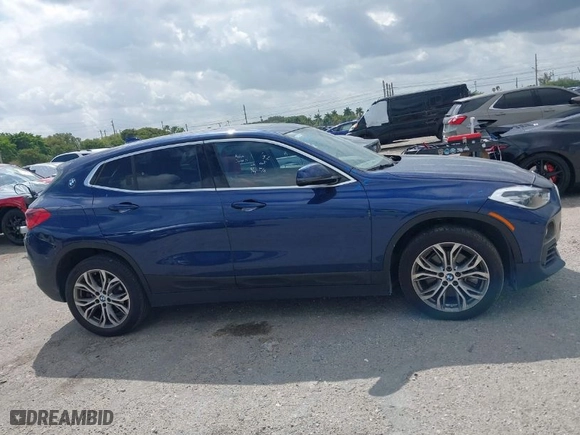 2020 BMW X2 sDrive28i with VIN WBXYH9C07L5P63932, listed as a IAAI auction lot 41723330 with 49,338 mi miles. Bid and sale history available at carsss.com. Image 13.