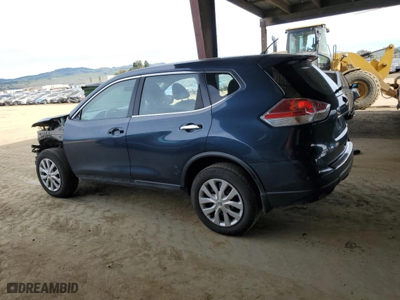 2015 Nissan Rogue S with VIN KNMAT2MV1FP524562, listed as a Copart auction lot 46033155 with 86,358 mi miles and Salvage Title. Bid and sale history available at carsss.com. Image 2.