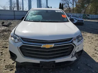 2019 Chevrolet Traverse LS z VIN 1GNEVFKW3KJ251580, wystawiony jako Copart lot #49617665 z przebiegiem 83 159 mil mil oraz Szkoda całkowita • Salvage title. Historia ofert i sprzedaży dostępna na DreamBid. Obrazek 5.