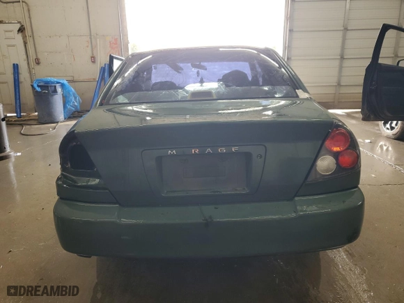 2000 Mitsubishi Mirage DE with VIN JA3AY26C3YU042577, listed as a Copart auction lot 47942155 with 0 mi miles and Non Repairable. Bid and sale history available at carsss.com. Image 6.