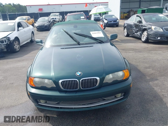 2001 BMW 3 Series 330Ci with VIN WBABS53411JU81299, listed as a IAAI auction lot 42062965 with 202,850 mi miles and . Bid and sale history available at DreamBid. Image 12.