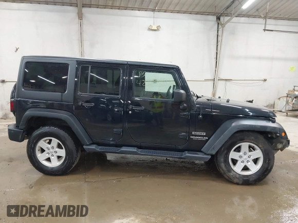 2017 Jeep Wrangler Unlimited Sport with VIN 1C4BJWDG6HL701149, listed as a IAAI auction lot 42678079 with 101,073 mi miles and . Bid and sale history available at DreamBid. Image 13.