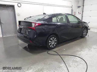 2019 Toyota Prius LE with VIN JTDL9RFU7K3012052, listed as a IAAI auction lot 41605304 with 53,860 mi miles. Bid and sale history available at carsss.com. Image 4.