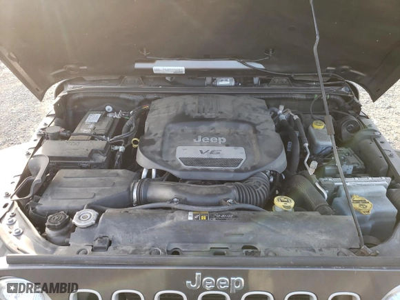 2018 Jeep Wrangler JK Unlimited Altitude with VIN 1C4BJWEG0JL810985, listed as a Copart auction lot 47667955 with 96,803 mi miles and Salvage Title. Bid and sale history available at carsss.com. Image 12.