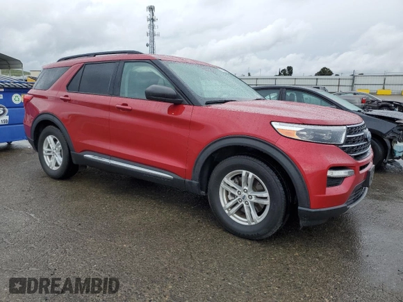 2020 Ford Explorer XLT with VIN 1FMSK7DH8LGC47284, listed as a Copart auction lot 47899495 with 52,016 mi miles and Salvage Title. Bid and sale history available at carsss.com. Image 4.