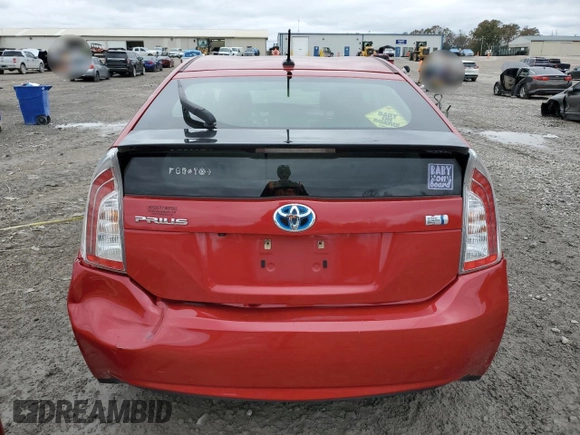 2015 Toyota Prius Four with VIN JTDKN3DU6F1945269, listed as a Copart auction lot 80689294 with 184,195 mi miles and Clean Title. Bid and sale history available at carsss.com. Image 6.