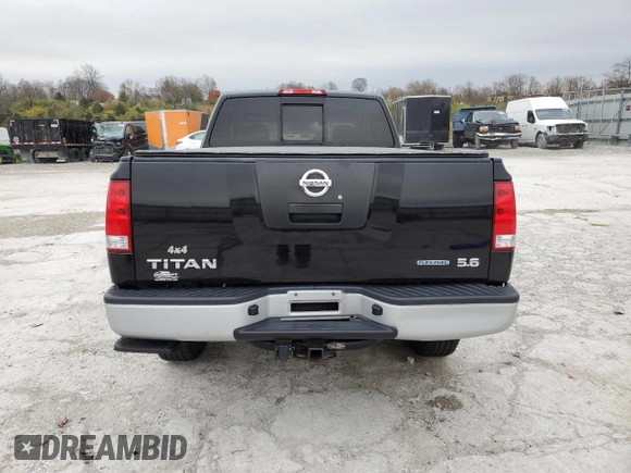 2008 Nissan Titan XE with VIN 1N6BA06C68N343849, listed as a Copart auction lot 81583294 with 84,448 mi miles and Salvage title. Bid and sale history available at DreamBid. Image 6.