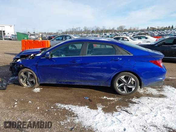 2023 Hyundai Elantra Limited with VIN KMHLP4AG6PU495380, listed as a IAAI auction lot 41798063 with 31,790 mi miles and . Bid and sale history available at DreamBid. Image 14.