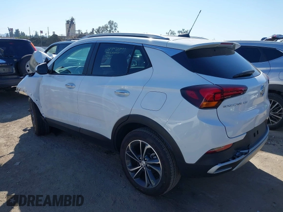 2023 Buick Encore GX Select with VIN KL4MMDS22PB084486, listed as a IAAI auction lot 41668381 with 14,814 mi miles and . Bid and sale history available at DreamBid. Image 3.