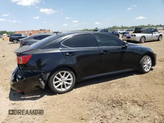 2012 Lexus IS 250 with VIN JTHBF5C25C5180261, listed as a Copart auction lot 62020035 with 157,465 mi miles and Salvage title. Bid and sale history available at DreamBid. Image 3.