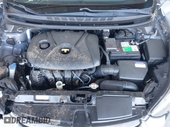 2012 Hyundai Elantra Limited with VIN KMHDH4AE2CU351643, listed as a IAAI auction lot 41433395 with 53,334 mi miles. Bid and sale history available at carsss.com. Image 10.
