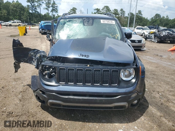 2023 Jeep Renegade Upland with VIN ZACNJDB18PPP42504, listed as a Copart auction lot 60759235 with 50,622 mi miles and Salvage title. Bid and sale history available at DreamBid. Image 5.