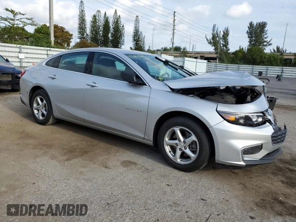 2018 Chevrolet Malibu LS with VIN 1G1ZB5ST6JF290919, listed as a Copart auction lot 48374014 with 20,253 mi miles and Non Repairable. Bid and sale history available at DreamBid. Image 4.