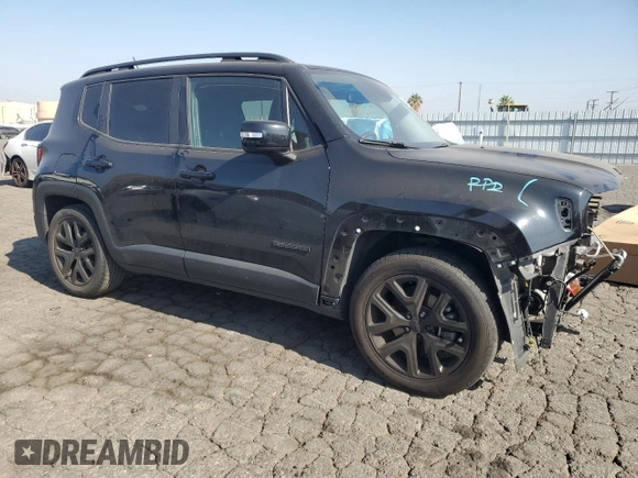 2017 Jeep Renegade Altitude with VIN ZACCJABB6HPG23093, listed as a Copart auction lot 61872965 with 51,408 mi miles and Salvage title. Bid and sale history available at DreamBid. Image 4.