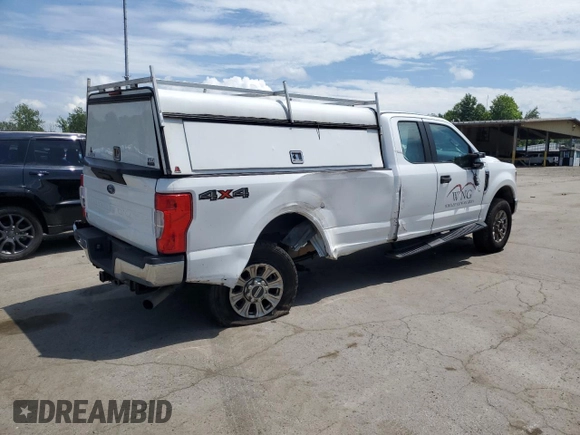 2021 Ford F-250 XL with VIN 1FT7X2BN7MED02683, listed as a Copart auction lot 62526155 with Not provided miles and Salvage title. Bid and sale history available at DreamBid. Image 3.