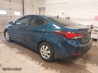 2016 Hyundai Elantra Value Edition with VIN KMHDH4AEXGU546024, listed as a IAAI auction lot 41956007 with 91,642 mi miles. Bid and sale history available at carsss.com. Image 3.