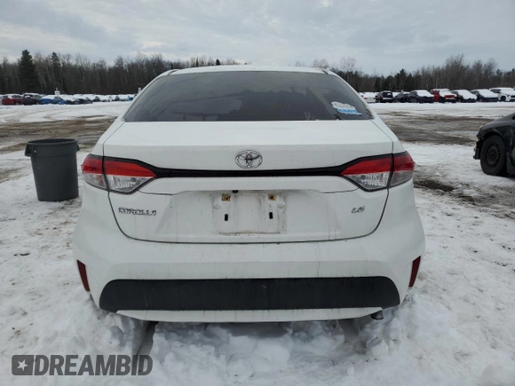 2021 Toyota Corolla L with VIN 5YFBPMBE9MP251261, listed as a Copart auction lot 85943654 with 101,151 mi miles and Salvage Title. Bid and sale history available at carsss.com. Image 6.