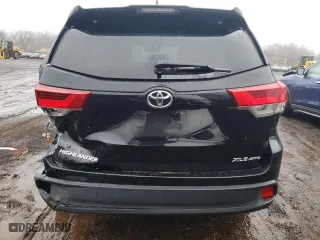 2017 Toyota Highlander XLE with VIN 5TDJZRFH7HS379891, listed as a Copart auction lot 51795675 with 86,123 mi miles and Salvage Title. Bid and sale history available at carsss.com. Image 6.