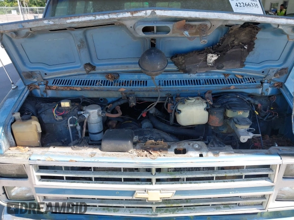 1989 Chevrolet Chevy Van z VIN 1GCEG25K3K7104404, wystawiony jako IAAI lot #42266335 z przebiegiem 96 272 mil mil oraz . Historia ofert i sprzedaży dostępna na DreamBid. Obrazek 10.