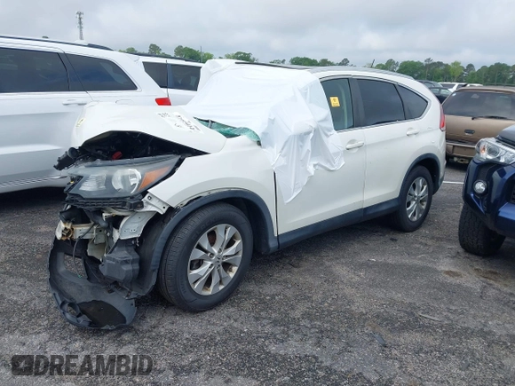 2013 Honda CR-V EX-L with VIN 5J6RM4H74DL043789, listed as a IAAI auction lot 41995414 with 99,787 mi miles and . Bid and sale history available at DreamBid. Image 2.