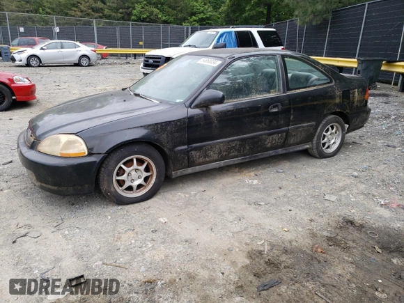 1998 Honda Civic HX with VIN 1HGEJ7128TL075318, listed as a Copart auction lot 82746094 with 126,622 mi miles and Non Repairable. Bid and sale history available at DreamBid. Image 1.