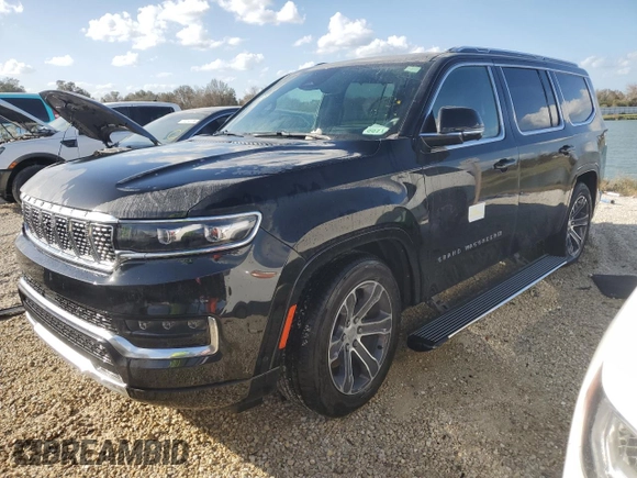 2023 Jeep Grand Wagoneer with VIN 1C4SJVEJ2PS510675, listed as a Copart auction lot 74098604 with Not provided miles and Non repairable. Bid and sale history available at DreamBid. Image 1.