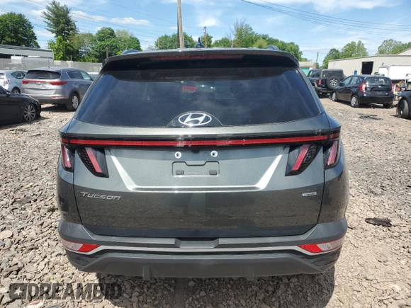 2023 Hyundai Tucson SEL z VIN 5NMJBCAE1PH272772, wystawiony jako Copart lot #56799805 z przebiegiem 20 041 mil mil oraz Szkoda całkowita • Salvage title. Historia ofert i sprzedaży dostępna na DreamBid. Obrazek 6.