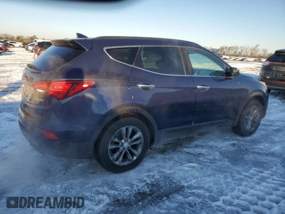 2017 Hyundai Santa Fe Sport 2.0T with VIN 5XYZU4LA0HG414280, listed as a Copart auction lot 41629395 with 132,427 mi miles and Clean Title. Bid and sale history available at carsss.com. Image 3.