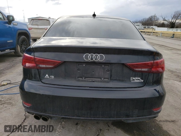 2019 Audi A3 Sedan Premium with VIN WAUAUGFF6KA085093, listed as a Copart auction lot 47072275 with 58,012 mi miles and Salvage Title. Bid and sale history available at carsss.com. Image 6.