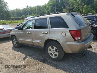 2006 Jeep Grand Cherokee Limited with VIN 1J4HR58N36C204427, listed as a Copart auction lot 60781185 with Not provided miles and Salvage title. Bid and sale history available at DreamBid. Image 2.
