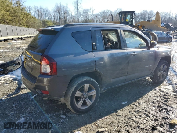 2014 Jeep Compass Latitude with VIN 1C4NJDEB3ED852993, listed as a Copart auction lot 47291945 with 0 mi miles and Non Repairable. Bid and sale history available at carsss.com. Image 3.